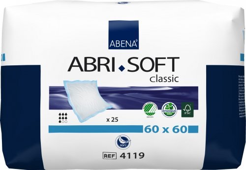 Abena Abri Soft Classic 60x60 cm - Podložky absorpční 25 ks