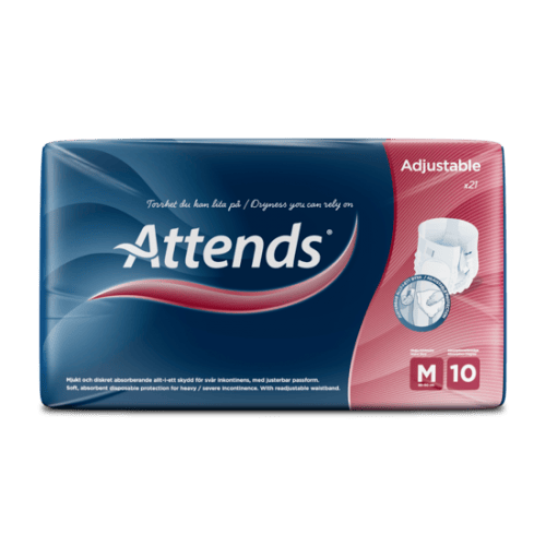 Attends Adjustable 10 M - Kalhotky absorpční plenkové 21 ks