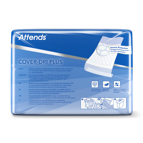Attends Cover-Dri Plus 80x170 cm - Podložky absorpční 7 ks