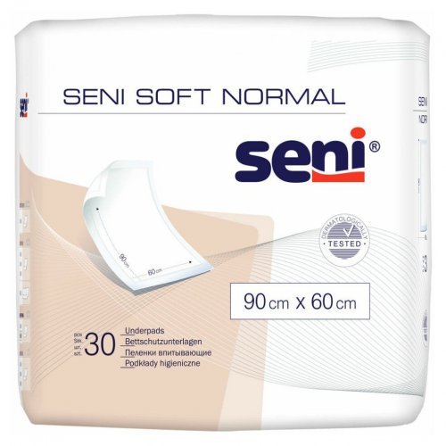 SENI Soft Normal 90x60 cm - Podložky absorpční 30 ks