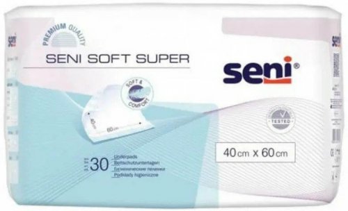 SENI Soft Super 40x60 cm - Podložky absorpční 30 ks