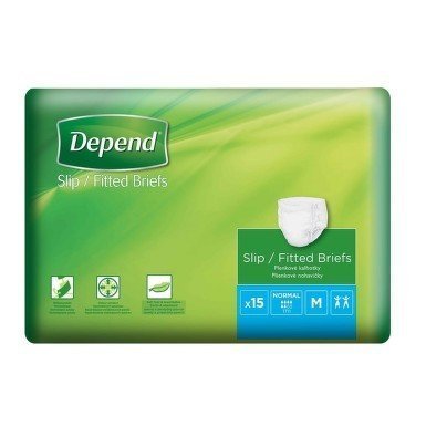 Depend Slip Normal M - Kalhotky plenkové absorpční prodyšné 15 ks