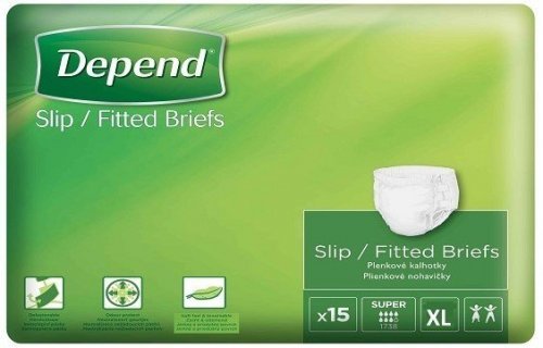 Depend Slip Super XL - Kalhotky plenkové absorpční prodyšné 15 ks