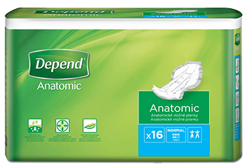 Depend Normal - Vložné pleny absorpční 16 ks