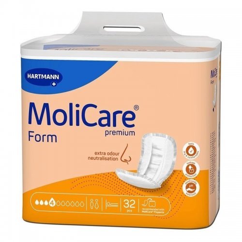 MoliCare Form 4 kapky - Vložné pleny antibakteriální prodyšné 32 ks