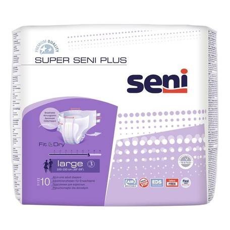 SENI Super Plus L - Kalhotky absorpční prodyšné noční 10 ks
