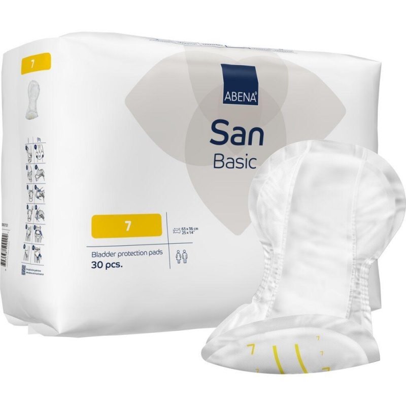 Abena San Basic 7 - Vložné pleny absorpční 30 ks