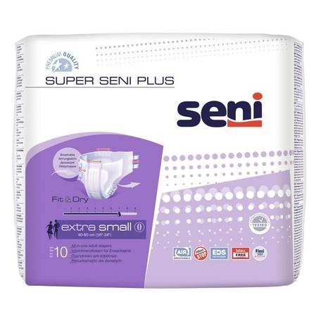 SENI Super Plus XS - Kalhotky absorpční prodyšné noční 10 ks SENI Super Plus XS - Kalhotky absorpční prodyšné noční 10 ks