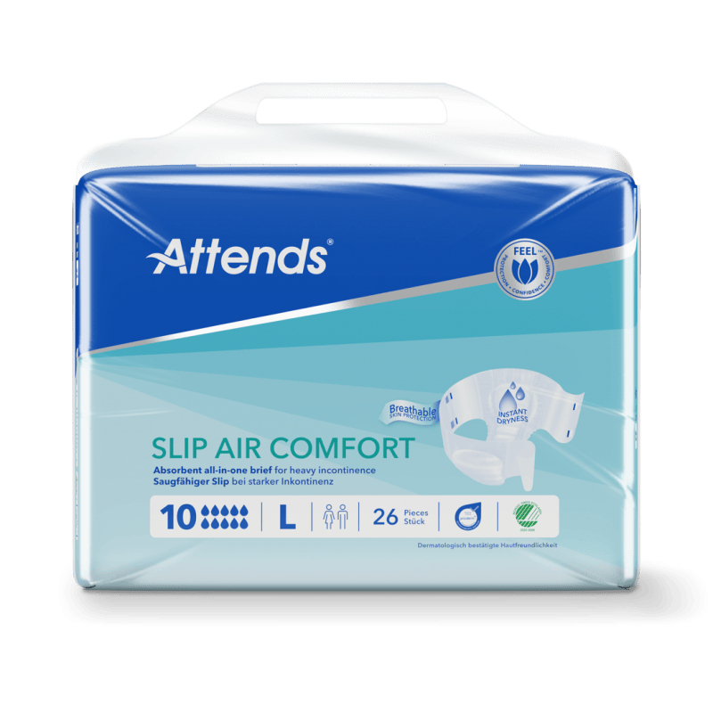 Attends Slip Air Comfort 10 L - Kalhotky absorpční plenkové 26 ks