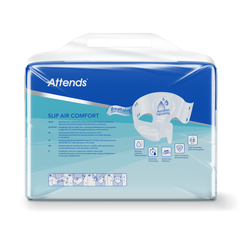 Attends Slip Air Comfort 10 XL - Kalhotky absorpční plenkové 15 ks