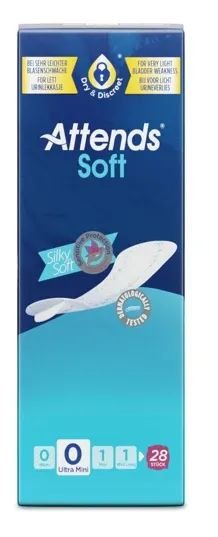 Attends Soft 0 Ultra Mini - Vložky absorpční 28 ks
