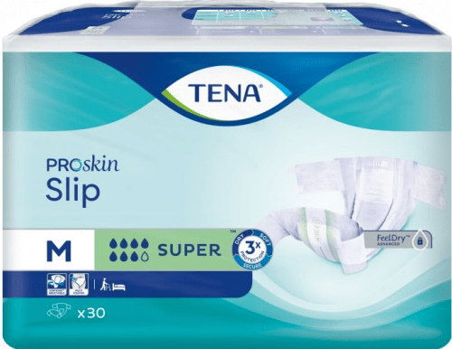 TENA Slip Super M - Kalhotky absorpční zalepovací 30 ks