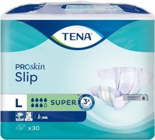 TENA Slip Super L - Kalhotky absorpční zalepovací 30 ks