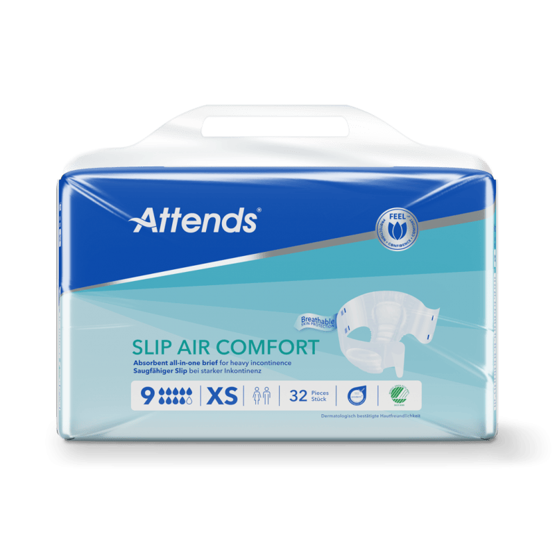 Attends Slip Air Comfort 9 XS - Kalhotky absorpční plenkové 32 ks