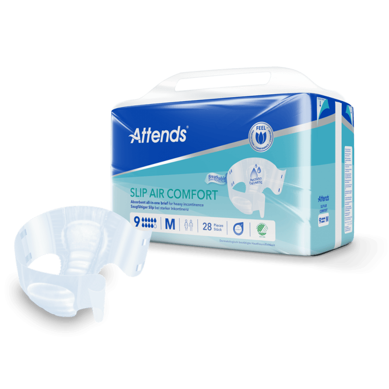 Attends Slip Air Comfort 9 M - Kalhotky absorpční plenkové 28 ks