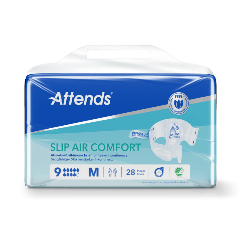 Attends Slip Air Comfort 9 M - Kalhotky absorpční plenkové 28 ks