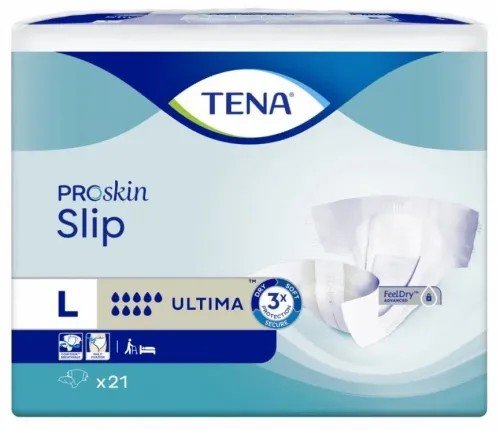 TENA Slip Ultima L - Kalhotky absorpční zalepovací 21 ks