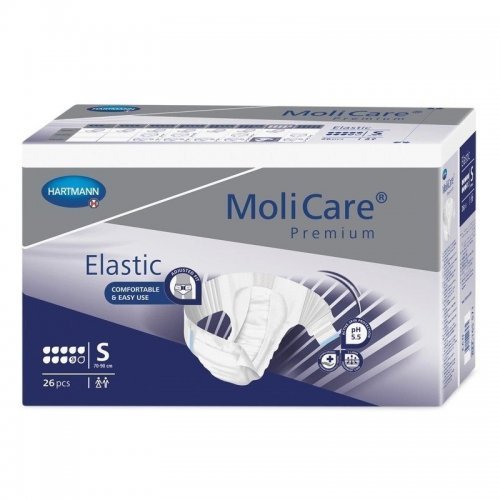 MoliCare Elastic 9 kapek S - Kalhotky absorpční zalepovací s elastickými bočními pásy 26 ks