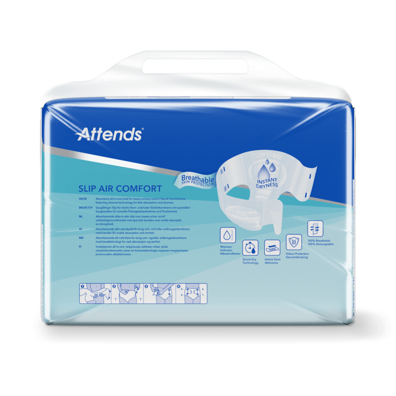 Attends Slip Air Comfort 9 XL - Kalhotky absorpční plenkové 20 ks