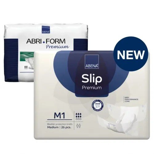 Abena Slip Premium M1 - Kalhotky zalepovací absorpční prodyšné 26 Ks