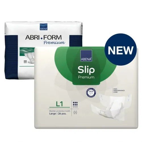 Abena Slip Premium L1 - Kalhotky zalepovací absorpční prodyšné 26 Ks