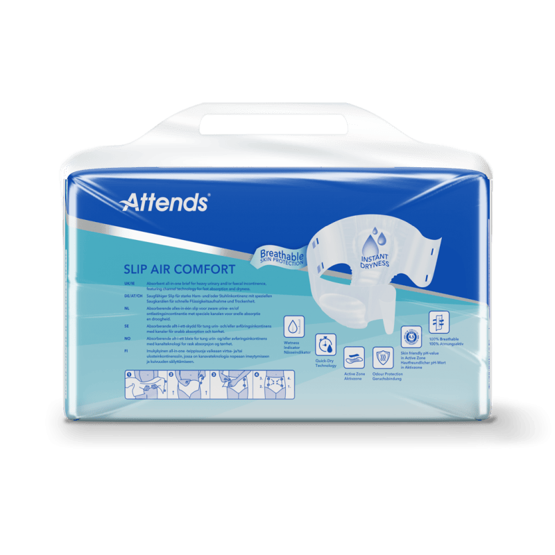 Attends Slip Air Comfort 10 M - Kalhotky absorpční plenkové 26 ks