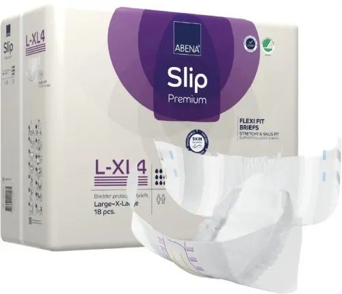 Abena Slip FLEXI FIT PREMIUM L-XL4 - Absorpční kalhotky, savost 110-170 cm, savost 3800ml, 18ks