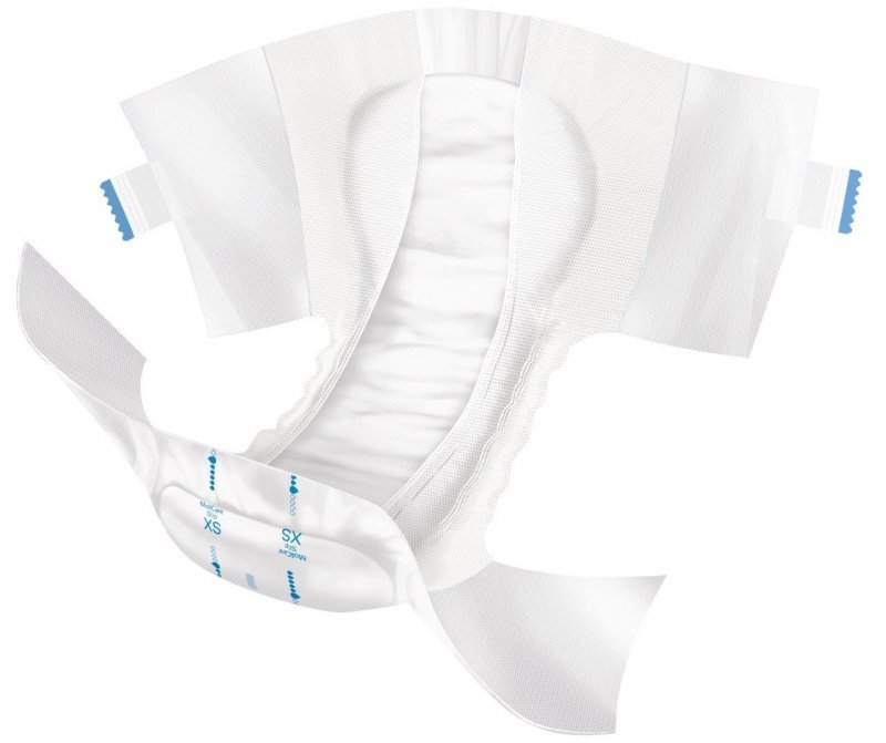 MoliCare Slip 6 kapek XS - Zalepovací kalhotky, boky 40-70cm, savost 1367ml, 30ks