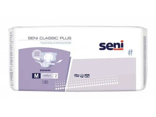 SENI Classic Plus M - Kalhotky absorbční prodyšné noční 30 ks