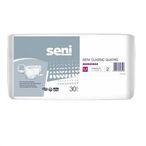 SENI Classic Quatro M - Kalhotky absorbční prodyšné noční 30 ks