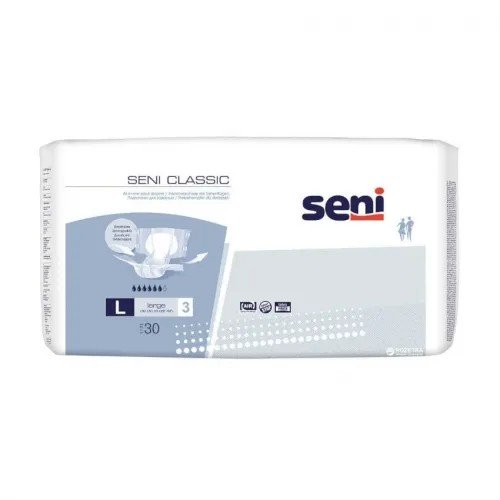 SENI Classic L - Kalhotky absorbční prodyšné denní 30 ks