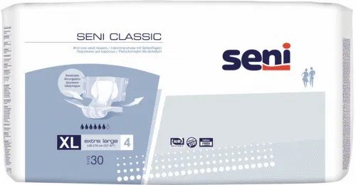 SENI Classic XL - Kalhotky absorbční prodyšné denní 30 ks