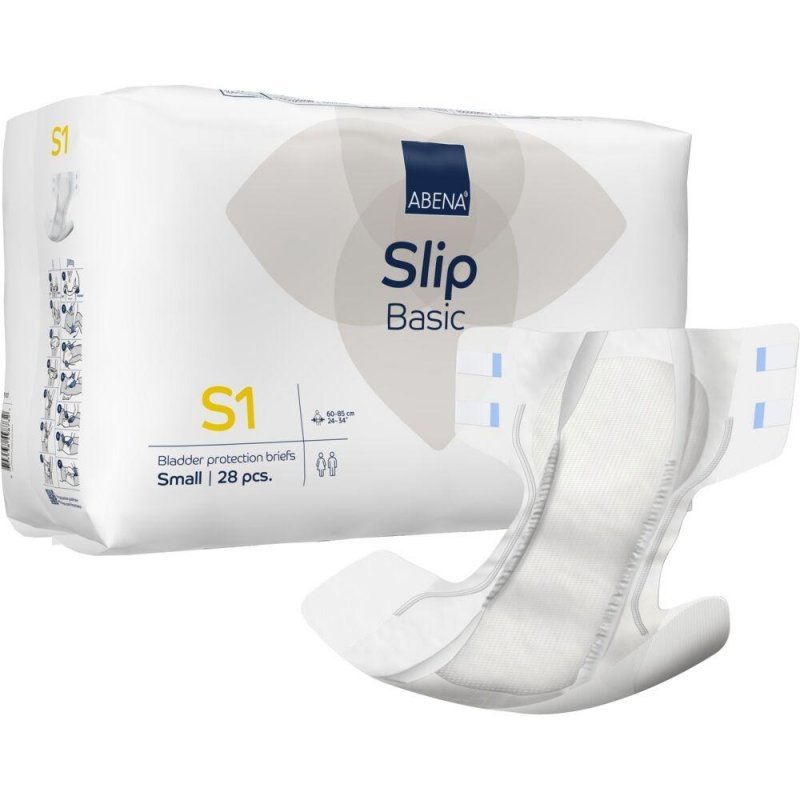 Abena Slip Basic S1 - Kalhotky plenkové absorpční 28 ks