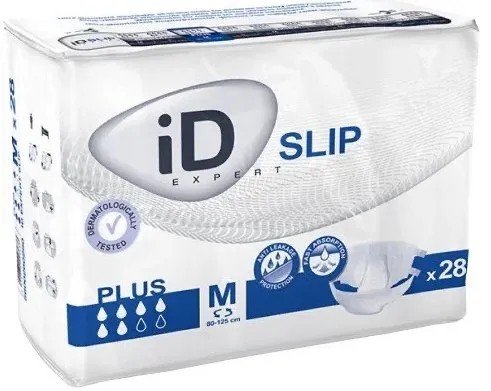 iD Slip PE Plus M - Kalhotky absorpční plenkové 28 ks