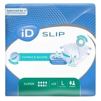 ID Slip Super L - Kalhotky apsorpční zalepovací 15 ks