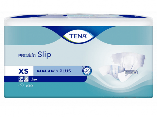 TENA Slip Plus XS - Kalhotky absorpční zalepovací 30 ks