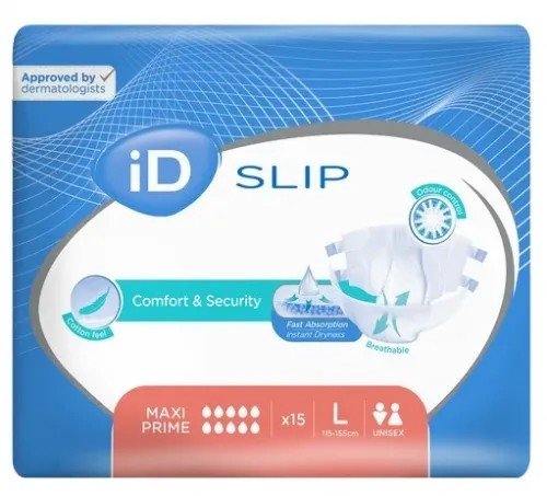 ID Slip Maxi Prime L - Kalhotky apsorpční zalepovací 15 ks