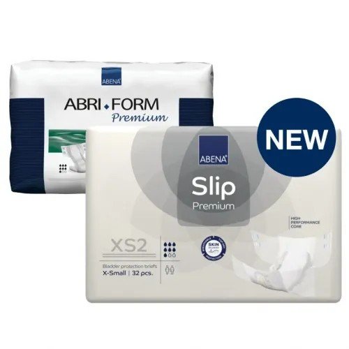 Abena Slip Premium XS2 - Kalhotky zalepovací absorpční prodyšné 32 Ks
