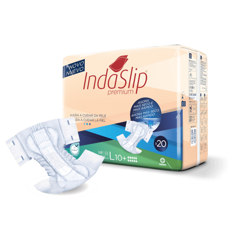 IndaSlip Premium L10+ - Kalhotky zalepovací absorpční, 20ks