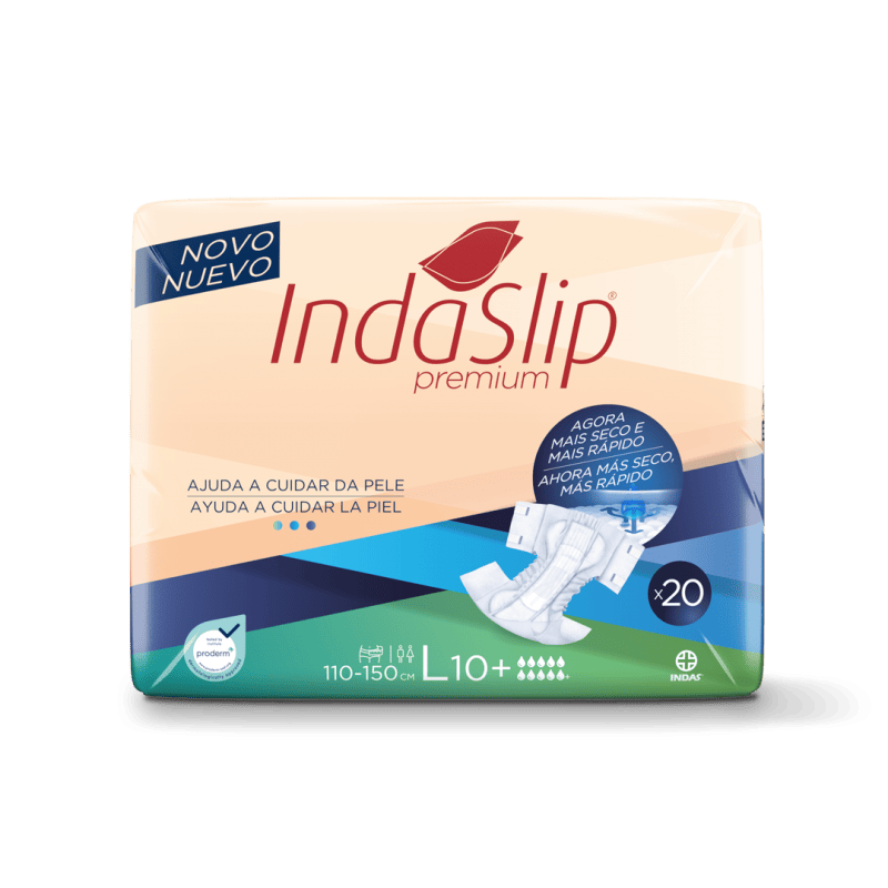 IndaSlip Premium L10+ - Kalhotky zalepovací absorpční, 20ks