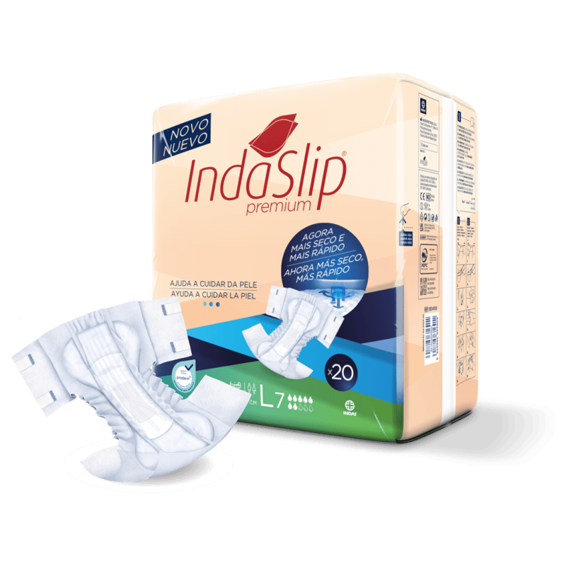 IndaSlip Premium L7 - Kalhotky zalepovací absorpční, 20ks