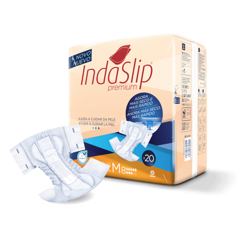 IndaSlip Premium M8 - Kalhotky zalepovací absorpční, 20ks