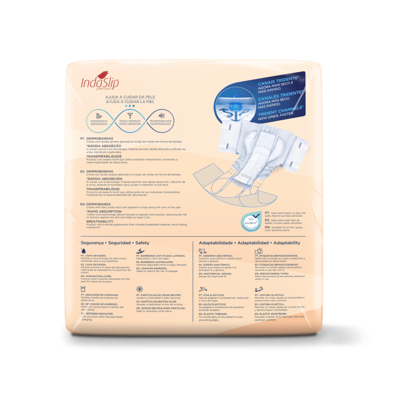 IndaSlip Premium M8 - Kalhotky zalepovací absorpční, 20ks