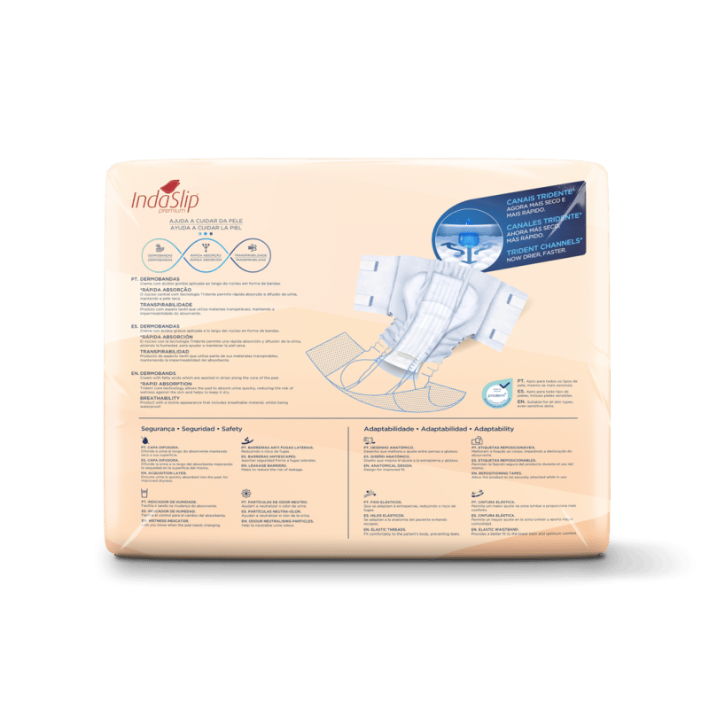 IndaSlip Premium XL10 - Kalhotky zalepovací absorpční, 20ks