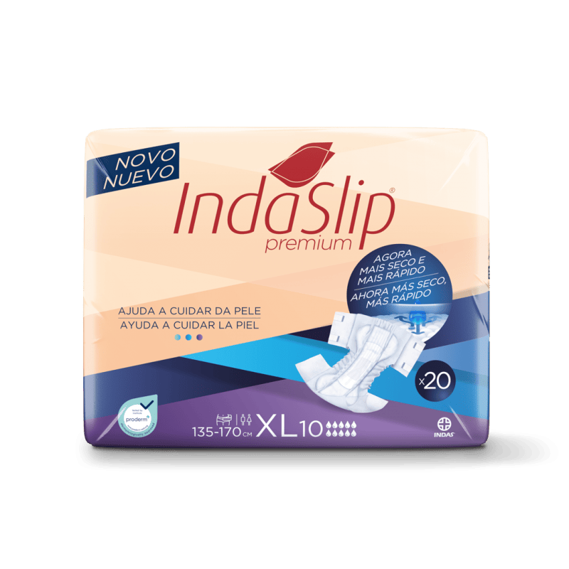 IndaSlip Premium XL10 - Kalhotky zalepovací absorpční, 20ks