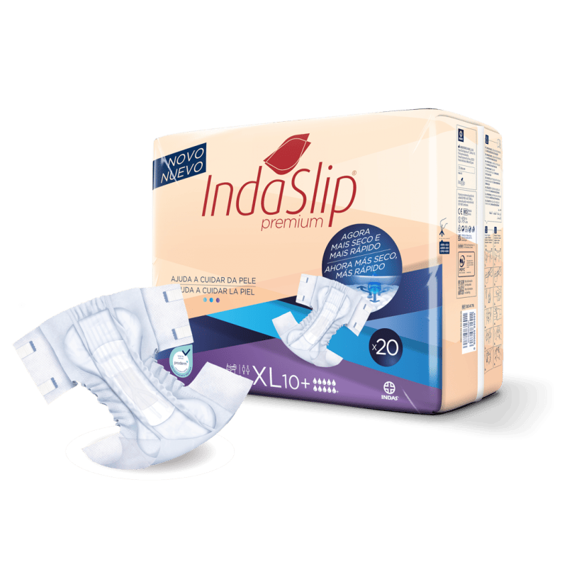 IndaSlip Premium XL10+ - Kalhotky zalepovací absorpční, 20ks