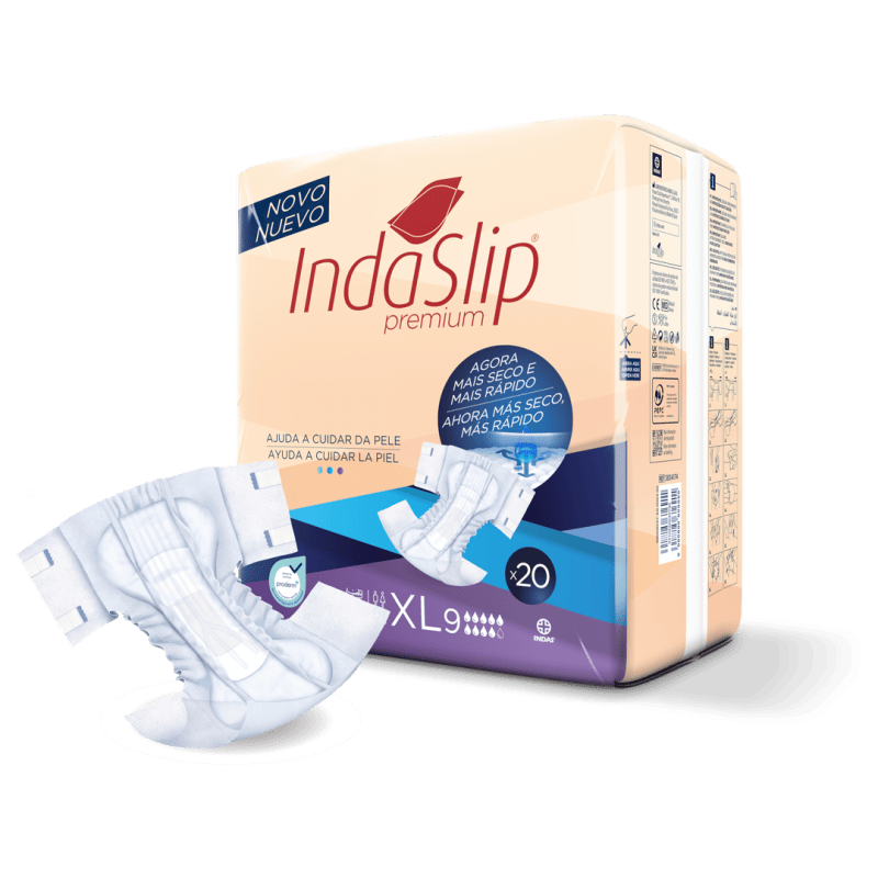 IndaSlip Premium XL9 - Kalhotky zalepovací absorpční, 20ks