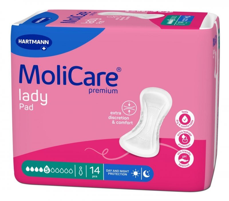 MoliCare Lady Pad 5 kapek - Vložky absorpční 14 ks