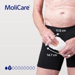 MoliCare Men 2 kapky - Vložky absorpční pro muže 14 ks