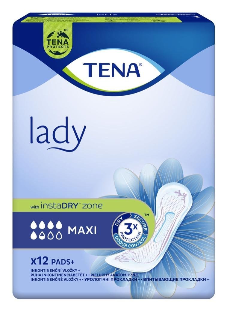 TENA Lady Maxi - Vložky absorbční 12 ks